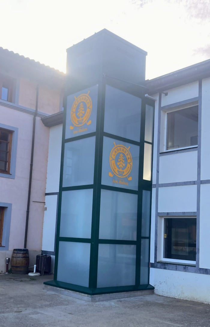 Foto ascensor restauración