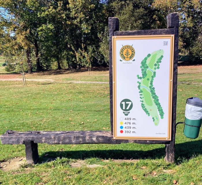 Nuevos paneles de los hoyos