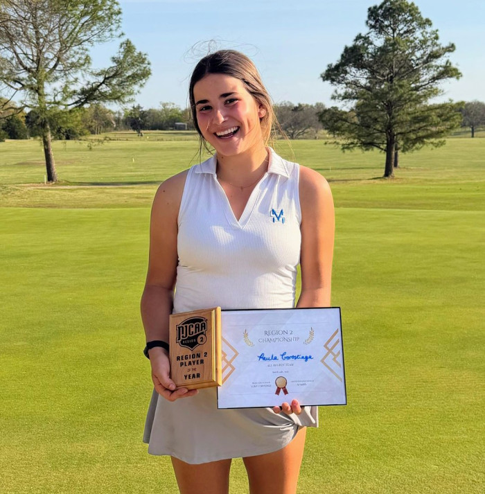 Paula Gorostiaga ganadora en el NJCAA